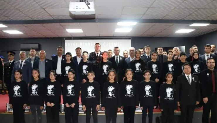 Tutak’ta 10 Kasım Atatürk’ü anma töreni düzenlendi